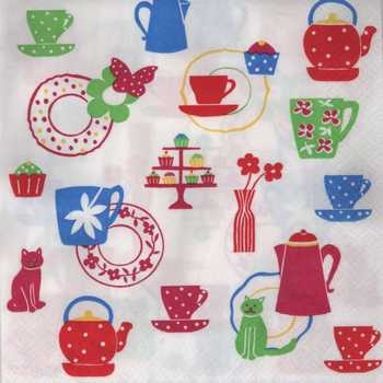 Serviette Geschirr, Rarität